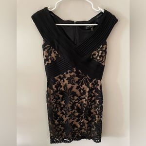 Tadashi Shoji BodyCon Black Lace Dress